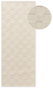 Krémszínű kézi szövésű gyapjú futószőnyeg 80x200 cm Scala – Villeroy&amp;Boch