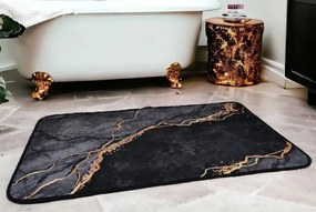 Csúszásgátló fürdőszobaszőnyeg márvány mintával – 80x50 cm