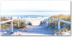 Fotó üvegkép Tengerparti dűnék 140x70
