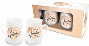 Bögre szett BGtech Esküvő Napján ajándék porcelán 290 ml