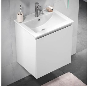 Fürdőszobai szekrény mosdóval KENWOOD, 51 cm, fehér