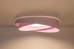 LED dimmelhető mennyezeti lámpa SM. GALAXY M. LED/24W/230V átm. 55 cm fehér/lila + távirányító