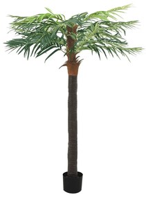 zöld cserepes műdatolyapálma 215 cm