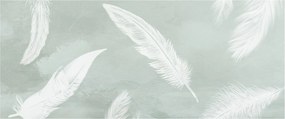 Kép - Fehér tollak (120x50 cm)