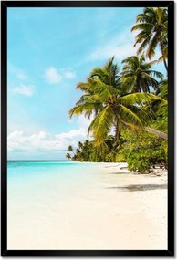 Poszterek keretben 40x60 Trópusok Tájkép Pálmafák