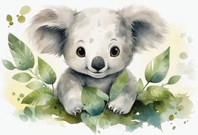Fotótapéta Koala Akvarell gyerekszoba vinil 208x146 +ragasztó