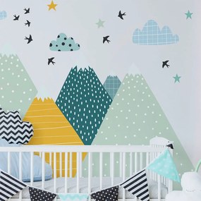 Giant Kid Sticker Scandinavian Mountains Ziska falmatrica - Ambiance