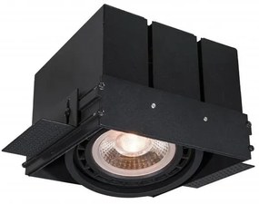 Lámpa Mennyezeti lámpatest Milo,4731,AC220-240V, 50/60 Hz, 1* GU10, ES111,IP 20, süllyesztett, keret nélküli, fekete