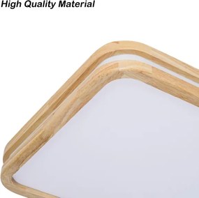 Brilagi - LED dimmelhető lámpatest MOLINA SQUARE LED/128W/230V tölgy 90x60 cm + távirányító