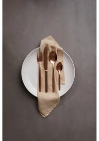 Rézszínű rozsdamentes acél evőeszköz készlet 16 db-os Avie – Premier Housewares