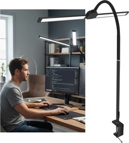 Brilagi - dimmelhető LED-es asztali lámpa USB VARIO LED/14W/5V 3000-6000K fekete