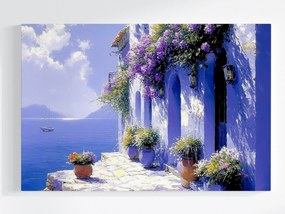 Vászonkép Canvas Tájkép Görögország Kükládok Tengerpart Tenger Nyaralás 60x40