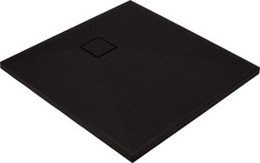 Deante Correo négyzet alakú zuhanytálca 90x90 cm fekete KQR_N41B