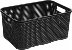 Kosár fogantyúkkal 10L BranQ Rattan szürke