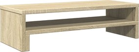 vidaXL sonoma tölgy színű szerelt fa monitorállvány 54 x 22 x 15 cm