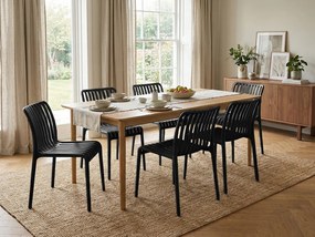 Műanyag szék TREGO, antracit színű