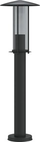 vidaXL fekete rozsdamentes acél kültéri állólámpa 60 cm