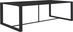 vidaXL antracitszürke alumínium kültéri étkezőasztal 120 x 60 x 66 cm