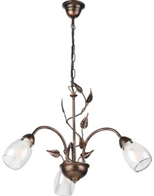 ONLI - Csillár láncon LILIANA 3xE14/6W/230V