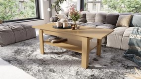 Mazzoni ASTI-R Oasis Tölgy - MODERN DOHÁNYZÓASZTAL BŐVÍTHETŐ ASZTALLAPPAL