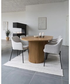 Boavista ovális étkezőasztal 210x100 cm tölgy