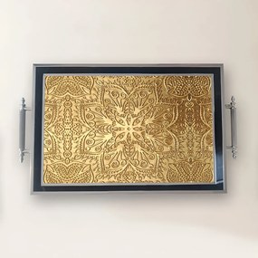 Üveg tálca, 38×24 cm – TPG9856