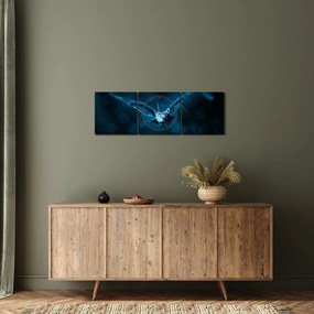 Egy repülő bagoly képe (órával) (90x30 cm)