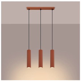 Téglavörös függőlámpa Gleam – Sollux