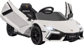 AIYAPLAY Elektromos Autó Gyerekeknek 3-5 Éveseknek 12V Engedéllyel Rendelkező Lamborghini Revuelto 3-5km/h Elektromos Gyerekautó Pillangó Ajtókkal, 2