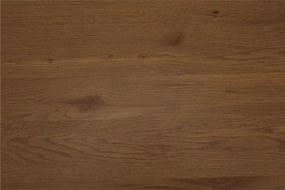 Étkezőasztal, tölgy/fekete, 140x83 cm, PEDAL