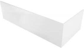 Mexen Uni egyenes kád burkolat 190x80 cm, fehér - 55099-19080