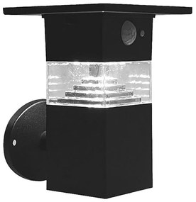 LED Napelemes érzékelős fali lámpa LED/2,5W/3,7V IP54 3000K 2200 mAh