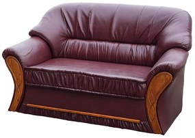 Doris 2-es kanapé, bordó