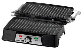 Concept ge2005 - Kontakt grill 1500W/230V rozsdamentes/fekete