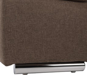 Ülőgarnitúra, szövet szürke-barna Taupe, SEGORIA LUX