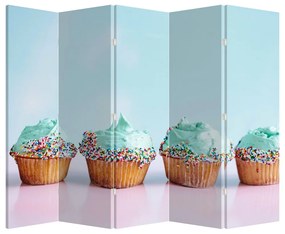 Paraván - Cupcakes (210x170 cm)