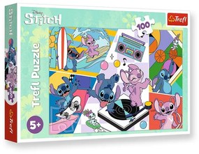 Gyermek puzzle - Lilo and Stitch - 100 db