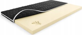 Topper Visco fedőmatrac 130x200 fekete Memory Toper