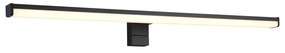 Matt fekete LED fali lámpa (hosszúság 60 cm) Lino – Trio