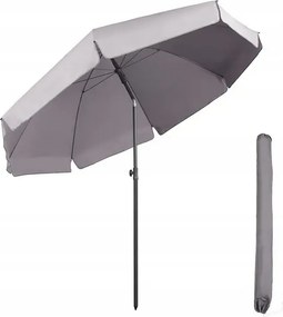 Kerti Terasz Napernyő Terasz Nagy Szürke 240 CM