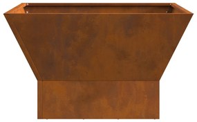 Tűzrakó Barna 60 x 60 x 35 cm Acél