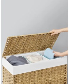 FLYN rattan szennyeskosár