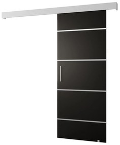 Tolóajtó 70 cm Slavdro 4 (matt fekete + matt fehér). 1108757