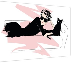 Kép - Fashion lady (90x60 cm)