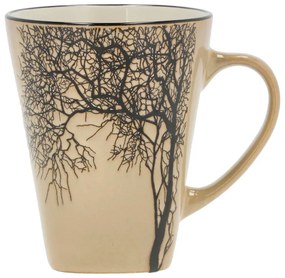 Krémszínű agyagkerámia bögre 350 ml Hela – Villa Collection