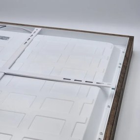 Brilagi-LED Fürdőszobai lámpatest WOODY FRAME LED/50W/230V 60x60 cm IP44 tölgy dió