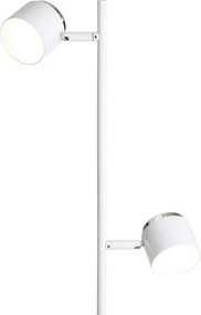 RENDL NOVA II stojanová bílá chrom/mléčný akryl 230V LED 2x3.5W 3000K