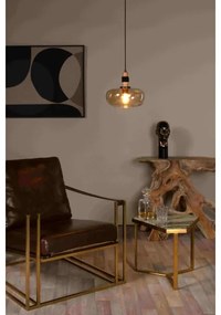 Lucide 45408/30/62 - Csillár zsinóron ILONA 1xE27/40W/230V átm. 30 cm fekete/bézs