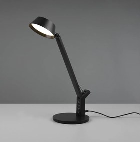 Matt fekete LED dimmelhető asztali lámpa (magasság 40 cm) Ava – Trio