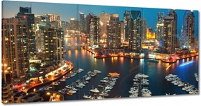 Festmények 120x60 Dubai éjszaka